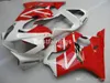 Литье под давлением Свободный Настройка обтекательный комплект для Honda CBR600 F4i 01 02 03 красных белых обтекателей набор CBR600F4I 2001 2002 2003 HW05