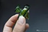 Färgad UFO Glass Carb Cap Banger för mindre 35mm Domeless Quartz Banger Nail 2mm 3mm 4mm tjock Enail DAB Rigglas Vattenrör