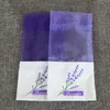 Lila Bomull Organza Lavendel Sachet Bag DIY Torkad Blomma Sweet Bursa Garderob Mouldsäker Presentväska Fragrance Väska Partihandel Dbc BH3106