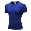 E-BAIHUI Adam Eğitim t-shirt Sıkıştırma Spor T Gömlek erkek Hızlı Kuru Fit Koşu Spor formaları T-Shirt Erkek Spor Tshirt Elastik Basketbol Tshirt 1053