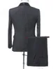 Pas cher et fin garçons d'honneur à double boutonnage châle revers marié Tuxedos hommes costumes mariage/bal meilleur homme Blazer (veste + pantalon + cravate) M42