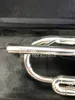 Jupiter JTR-1100 Haute Qualité En Laiton Argent Plaqué Bb Trompette Nouvelle Arrivée Instrument De Musique Perle Bouton Avec Embouchure Et Étui