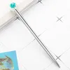 Wholesale Fashion Design Metal Twist Pen Creative Decorative Dry Flower Ball Point Pen Ins Mild Pastel Colors Cheap Cute Pretty Pen for Girl