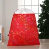 Newest Christmas Santa Bags Santa Sack Drawstring Bag 7 Styles Flannel Candy Bags for kids gifts 50X70cm