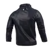 Spring Fashion Mens Designer PU Leather Jackets Slim Casual Streetwear Vintage Coat Size S-3XL