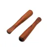Kostenloser Versand Pfeife aus reinem Holz, rotes Sandelholz, reine handgemachte Holzpfeife, Massivholz, gerade, einzeln