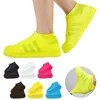 Couvre-chaussures en Silicone, imperméable, réutilisable, résistant à la pluie, Portable, anti-poussière, épais, Non jetable, botte de pluie, vêtements pour jours de pluie