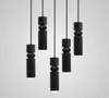 Ledd g10 5w hängande lampa guld svart långt rörljus nordiskt modernt hängande lampor kök matsal bar räknare dekoration hem belysning