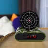 Andere Uhren Zubehör 1Set Gun Alarm Clock Shoot O'Clock Lock N Load Target Office Gadgets12657