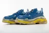 Горячей!! 2019 мода Paris 17FW Triple-S кроссовки Triple S Повседневная обувь папа для мужчин, женщин Бежевый черный Ceahp Спортивный дизайнер Размер обуви 36-46