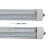 T8 8フィートLEDチューブライトシングルピンFA8 8フィートLED電球120W 45W 72W V shaped LEDライトチューブAC85-265V +米国のストック