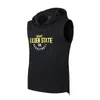 Sports Hoodies // training suit loose sleeveless hooded basketball vest training clothes