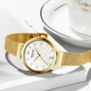 Curren zegarek dla kobiet prosty kwarcowy kwarc na rękę damską Bransoletę Zegar ze stali nierdzetowej Relogios feminino273s