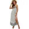 2020 Original Design New Women's Condole Belt V-neck Lace In Long Style Dress Beach Skirt Summer