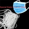 Novo 10m / 50m / 100mm Máscara de Boca Elástica Máscara Máscara Rope Borracha Máscara Máscara Orelha Cordão Rodada Elastic Band DIY Roupas Artesanato Acessórios