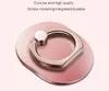 Newest 7 designs Custom logo Universal Cell Mobile Phone Finger Ring Holder 360 Degree Grip Stand Metal Lazy Buckle Bracket with gold bag