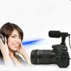 Microfono per fotocamera stereo da 3,5 mm VLOG Fotografia Intervista Microfono per registrazione video digitale per fotocamera Nikon Canon DSLR