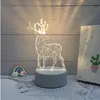 3D LED Lâmpada Criativa 3D LED Night Lights Novidade Ilusão Night Lamp Illusion Lâmpada de mesa de ilusão para casa decorativa luz