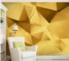 Modern minimalist golden wallpapers solid geometric wallpaper background wall TV background wall