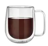 Mugs Double Wall Glass Drink Cup Handmade Heat Resistant Healthy Mug Coffee Insulated Clear