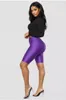 Pantaloncini skinny da donna solidi di colore fluorescente Pantaloncini corti da ciclismo slim a vita alta sexy Abbigliamento sportivo femminile spedizione gratuita
