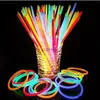 HOPT Glow Stick Ожерелье Светящиеся в темноте Неоновые Палочки Вечеринка Флуоресцентные Браслеты Рождественская Вечеринка