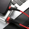 1m 3ft New Durable Hi-Resistance Braided Nylon USB Type-C Cable 2.4A Fast Charging Micro USB Cable Data Sync USB Charger Cable For Phone S9