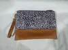 Dames polyester en PU luipaardpatroon make-uptassen met grote capaciteit Mix kleur Lady Travel Wash Bags