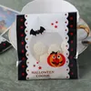 100 stks / partij Halloween Candy Plastic Tas Zelfklevende Cookie Bag Bake Cookie Biscuit Plastic Bag Pompoen Print Food Pakket Tassen DBC VT0569