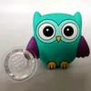 Mini Owl-shape Silicone Hand Pipe Tobacco Pipes Dab Rig Smoking Pipes Portable Unbreakable Spoon Pipe Silicone Pipes AC114