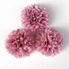 Retro Chrysanthemum Artificial Silk Flowers Head For Home Wedding Party Decoration Wreath Scrapbooking Fake Flowers White