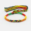 10pcs bracelet d'amitié Rasta Coton Silk Reggae Jamaica Surfer Boho Jewellery ajusté 9975027