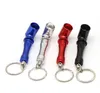 Keychain Mini Metal Smoking Herb Pipe Detachable Aluminum Alloy Portable Tobacco Smoking Filter Tube Innovative Design