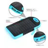 Solar Power Bank Waterproof Charger High Capacity 5000mah Portable Outdoor camping Charing for Cell Phone pad