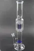 17 tum glas bong vatten rörlaftningar honungskaka arm perc filter olje riggar för rökningstillbehör