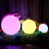 Nieuwe Oplaadbare Led verlicht Zwembad Drijvende bal Met Afstandsbediening Outdoor Tuin Landschap Gazon RGB Gloeiende Bal 6 size267W