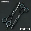 Tesoura 6.0 lâmina afiada kit de tesoura de cabeleireiro 5.5 conjunto de tesoura de cabelo profissional navalha de cabeleireiro tesoura de corte de cabelo barbeiro sh