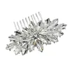 2 Inch Marquise Crystal Diamante Women Jewlery Comb Hair Accessory