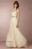 2019 New Cheap Summer Boho Beach Vintage Wedding Dress A-line Sheer V-neck Long Backless Bridal Gown Plus Size Custom Made Vestido De noiva