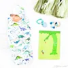 Minal Baby Swaddle Мультфильм Спальные Сумки Детские Мальчики Девушки Муслин Одеяло + Шляпа 2 Шт. Набор Новорожденного ребенка Мягкий хлопковый кокон Свет Sack A535