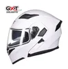 GXT – casque de moto anti-buée pour homme, locomotive colorée plaquée argent, multi-lentilles, personnalité dévoilée, casque 186I