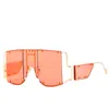 Oversized Gradient Sunglasses Women Luxury Brand Designer Siamese Sun Glasses Big Frame Vintage Eyewear UV400 Glasses for Lady