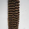 변태 곱슬 마이크로 루프 머리 확장 100 초 기계 만든 레미 마이크로 구슬 머리 루프 인간의 머리 1 그램 / 가닥