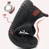 Säkerhetsskor Män Andas sommar Mens Skor Standard Stål Top Anti - Smash Anti - Puncture Work Shoes Steel Toe Work Boots