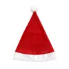 Decorações de Natal 1pc Rosa Papai Noel Hat Decoração de Cantando para Kid Adulto Cap Cap Decor Festival Bag1