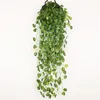 10 Adet Asılı Asma Yeşil Duvar Sahte Yaprak Bahçe Dekorasyon Ev Garland Bitki Uzunluğu 90 cm (35 inç) 5 Stil Seçin