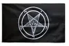 90x150cm 3x5 fts preto pentagrama Baphomet Satanismo Satan Flag Wholesale Factory Pre￧o