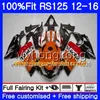 Aprilia RS-125 RS125RR RS4 2012 2013 2014 2015 2016 315HM.30 RSV125 RS 125 RS125 12 13 14 15 16 16 16 페어링 키트 탑 광택 레드