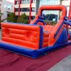 Yard Bounceland Inflable Chinese Factory Outdoor Glasso ad ostacoli per saltare Castle Bouncy per Game di divertimento
