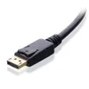 1.8M 6FT DisplayPort кабель High Speed ​​DisplayPort Display Port DP Мужской DP Мужской разъем кабеля адаптера для ПК Macbook HDTV проектор